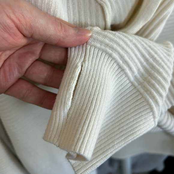 Aerie Offline Cream‎ Cropped Hoodie Sweatshirt Size Small - Picture 5 of 5